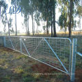 Estándar australiano 12 &#39;n Brace Mesh Farm Stay Gate con bisagras